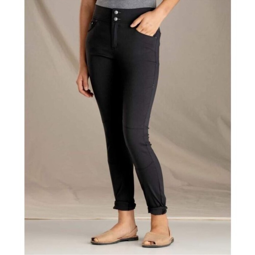 Toad & Co Flextime Skinny Pant Black Sz 12